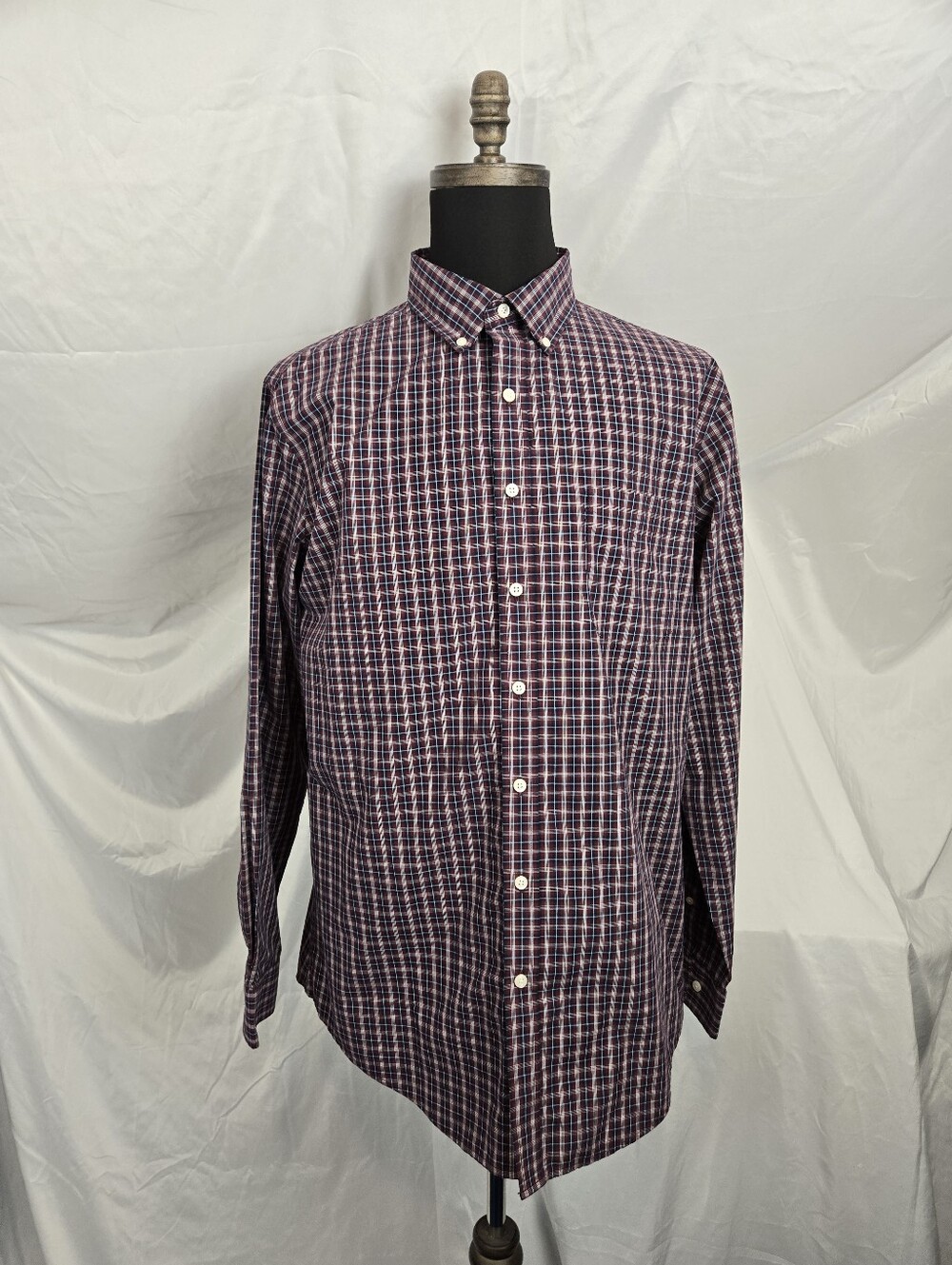 croft & barrow  Plaid Button-Down Shirt. TM